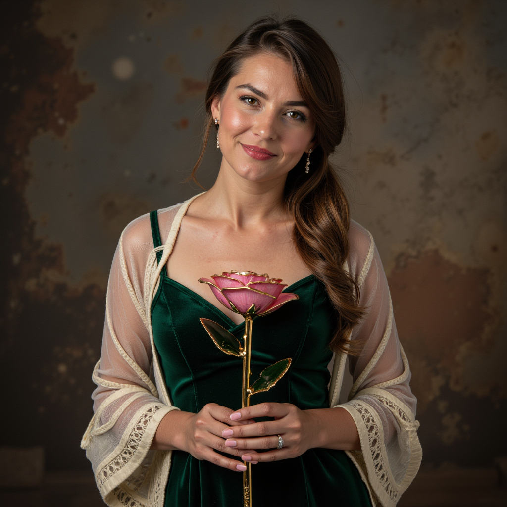 Aeterna Flowers: 24K Gold Natural Roses